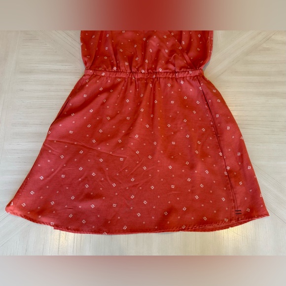 TOAD & CO - Hillrose Spaghetti Strap Wrap Dress w/ Pockets - 100 % Tencel - Sz S - Picture 7 of 15